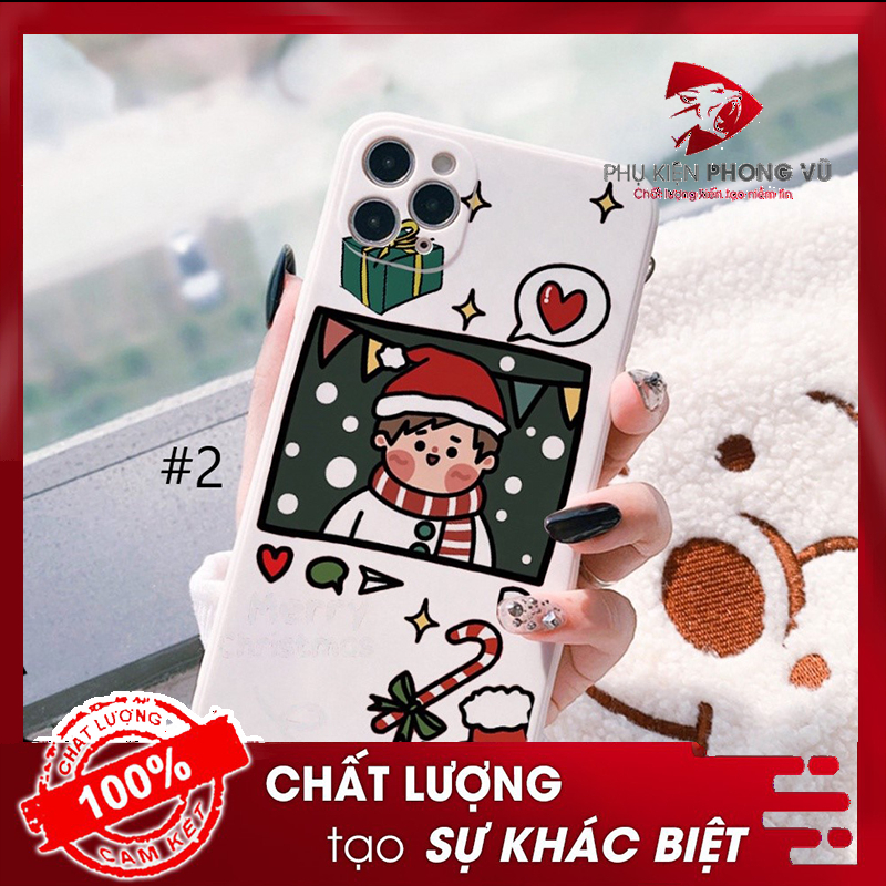 Ốp lưng iphone  Noel cho máy iphone 6 7 8 Plus X Xr XsM 11 12 13 14 15 ProMax Phukiengiacucre BS38