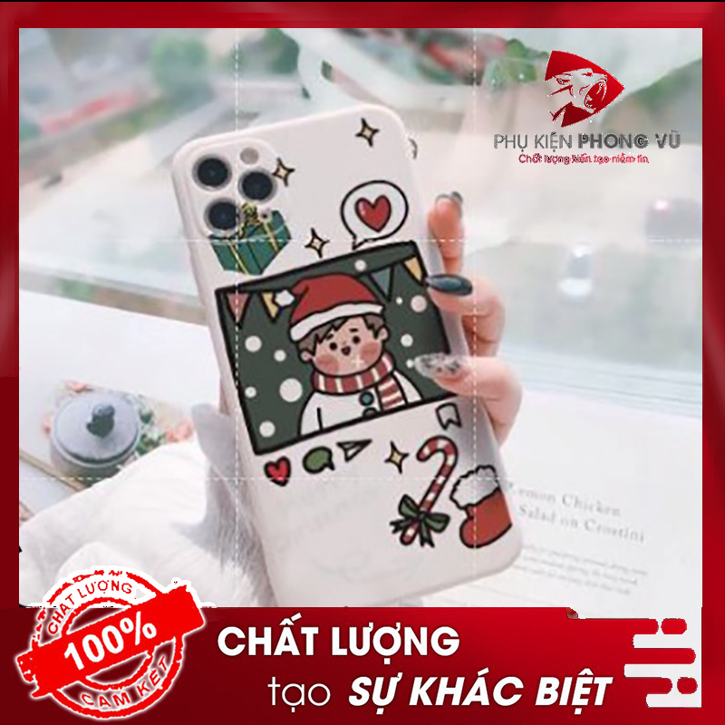 Ốp lưng iphone  Noel cho máy iphone 6 7 8 Plus X Xr XsM 11 12 13 14 15 ProMax Phukiengiacucre BS38