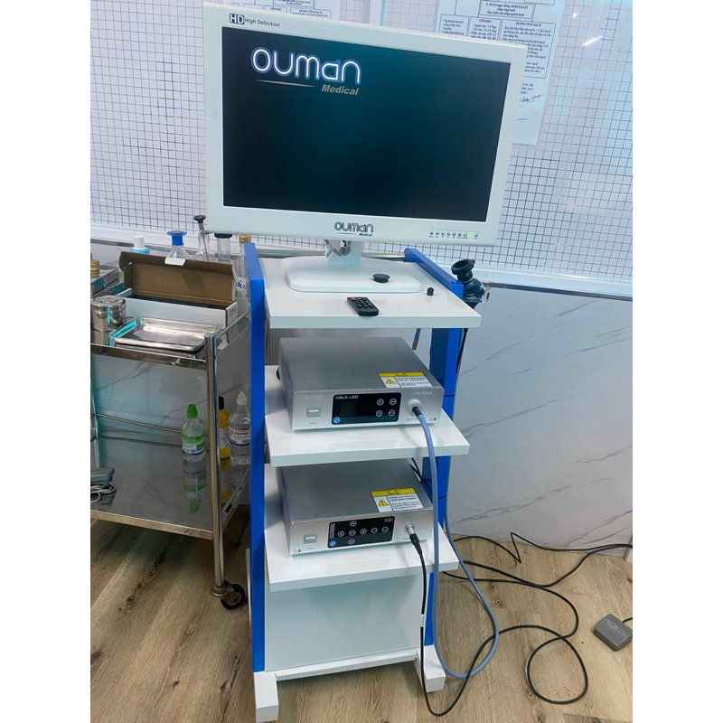 Xe đẩy y tế, đẩy máy soi tai mũi họng, monitor, máy yte các loại