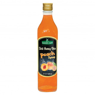 Siro Golden Farm Đào chai 520ml