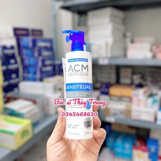 Sữa rửa mặt dành cho da nhạy cảm ACM Sensitélial Cleansing Gel - 200ml