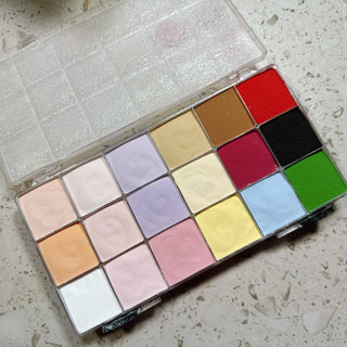 Khuôn khây bột nail đổ khuôn 18 ô mỗi ô 30g