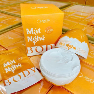 [Mẫu mới]Kem Body Mật Nghệ Body Lotion QUEENIE SKIN tặng kèm peel body
