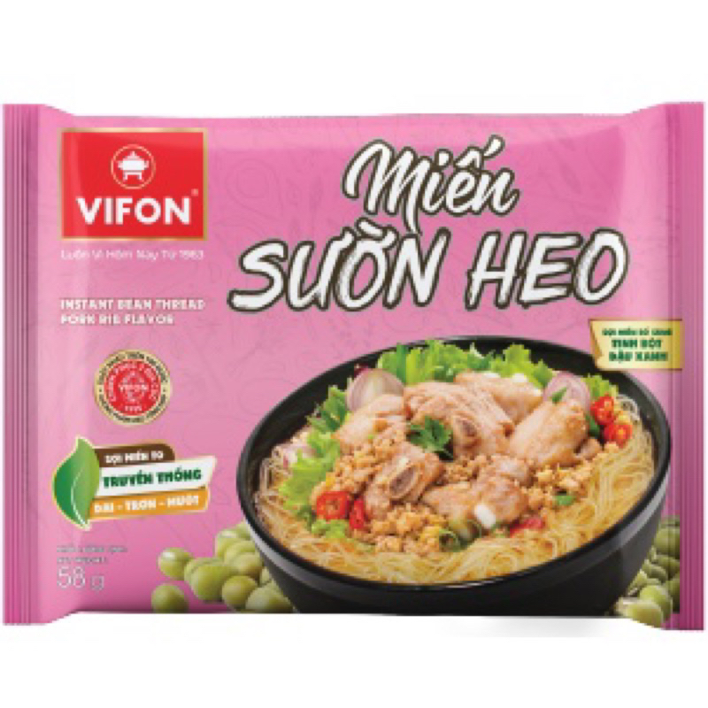 Combo 5 Miến lẩu thái /sườn heo /măng vịt Vifon gói 58g