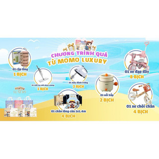 Quà tặng bỉm Momo Luxury , Momo Nature