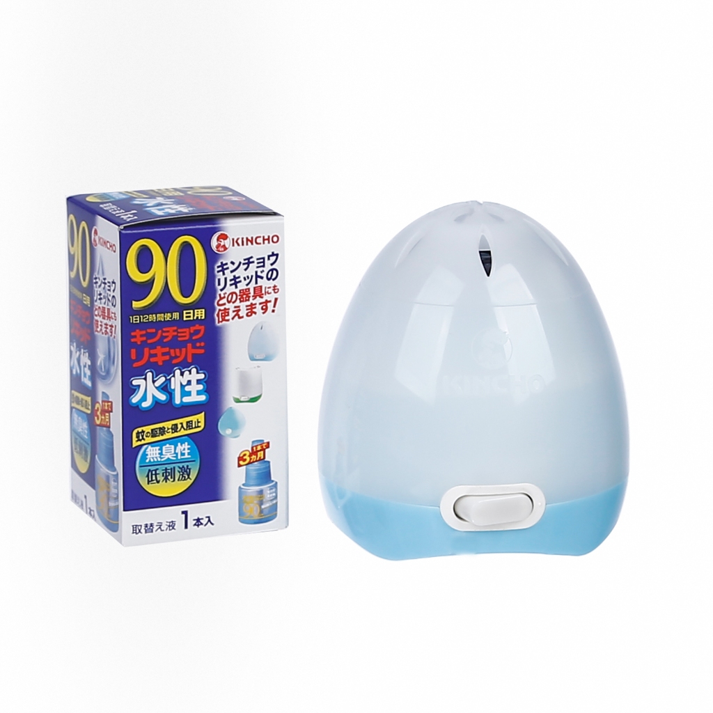 - Máy xông tinh dầu đuổi muỗi KINCHO loại 60 ngày/90 ngày không mùi, an toàn lành tính cho bé