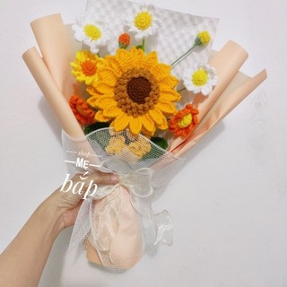 Bó hoa len mix màu siêu đẹp