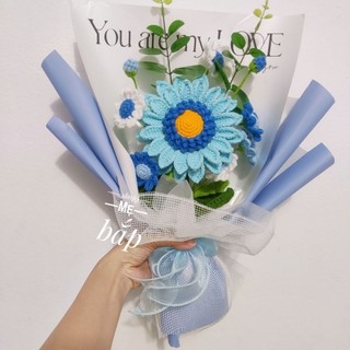( Ảnh thật - có sẵn)Bó hoa len mix màu siêu đẹp