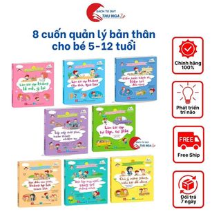 Sách - Combo 8 cuốn kỹ năng quản lý bản thân dành cho trẻ từ 5 đến 12 tuổi