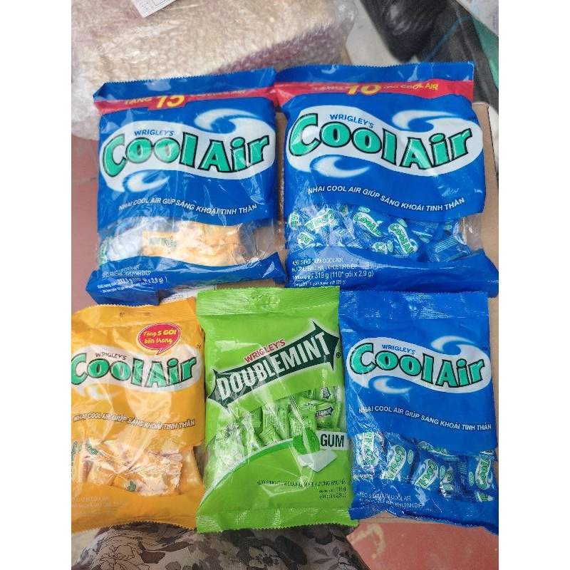 Bịch 110 viên kẹo cao su singum cool air/ bịch 50 viên kẹo cao su singum cool air