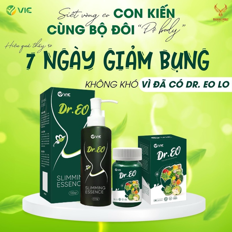 Giảm Mỡ Bụng DR EO VIC tặng 1 gel tan mỡ giúp giảm mỡ bụng, mỡ đùi bắp tay chân