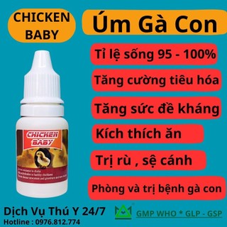 Combo 5 tặng 1 lọ Úm gà con Chickenbaby 10ml