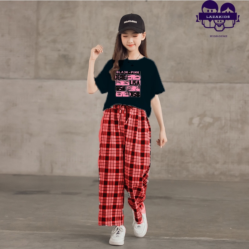 Set bộ thu đông cho bé gái chất liệu COTTON ĐẸP size đại 20-50kg KIDS GENZ- Quần áo trẻ em cao cấp đẹp BLACKPINK