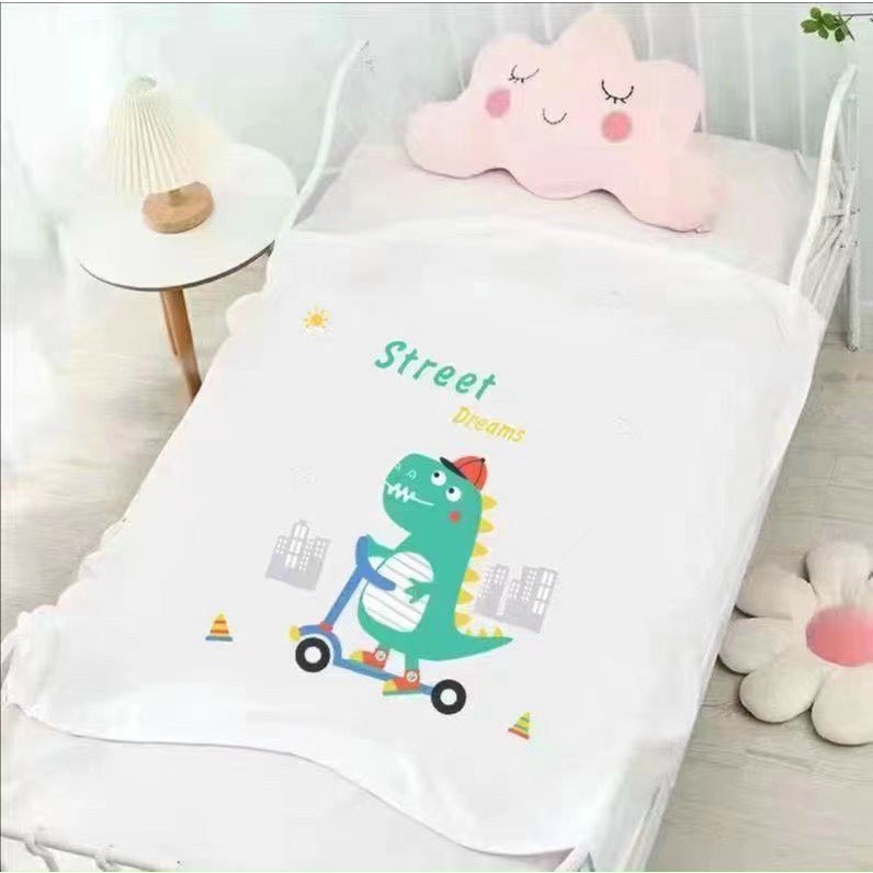 [MKB GIFT] Quà tặng từ thương hiệu Chilux Chăn mùa hè cho bé, mềm mịn, màu trung tính