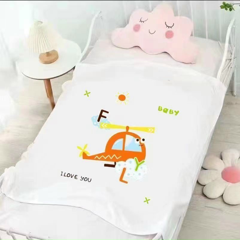 Quà tặng từ thương hiệu Chilux Chăn mùa hè cho bé, mềm mịn, màu trung tính