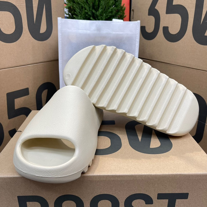 DÉP BÁNH MÌ YEEZY SLIDE ‘BONE’ YZY  🔥