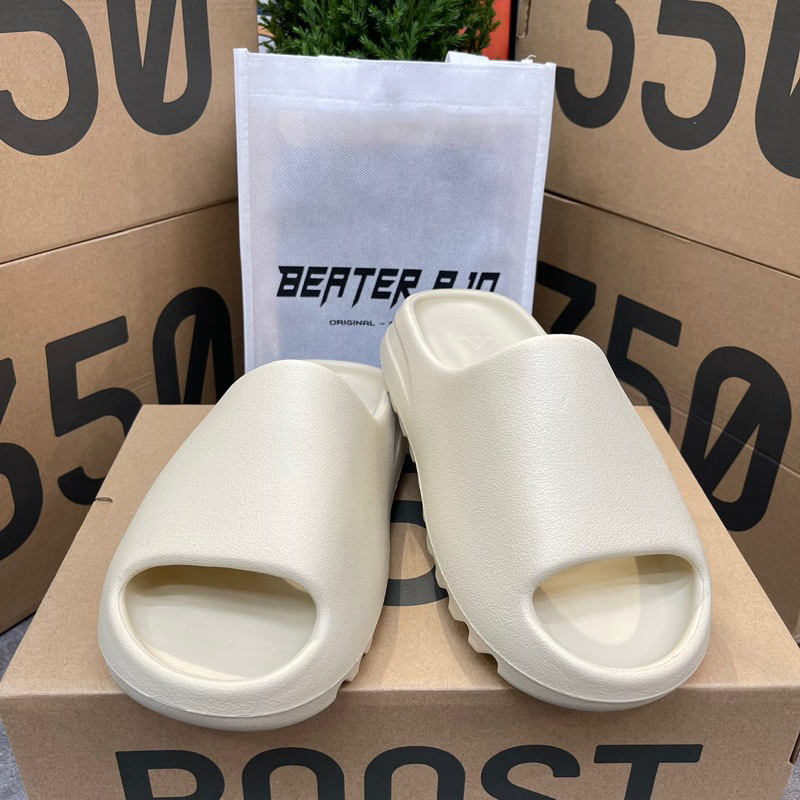 DÉP BÁNH MÌ YEEZY SLIDE ‘BONE’ YZY  🔥