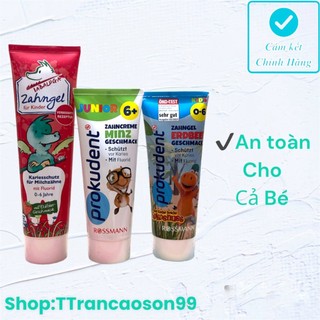 Kem đánh răng trẻ em chống sâu răng Tabaluga Zahngel Và ProKudent[Hàng nội địa Đức]