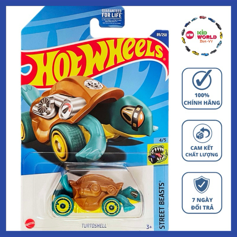 Xe mô hình Hot Wheels basic Rùa Turtoshell HCX05.