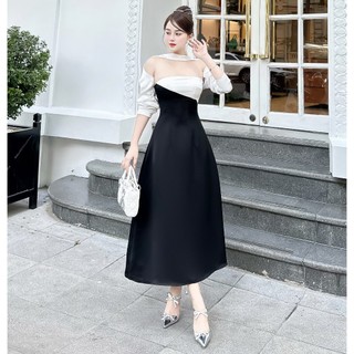 Đầm thiết kế may i82 cắt cúp ngực - đầm dự tiệc quyến rũ chuẩn may
