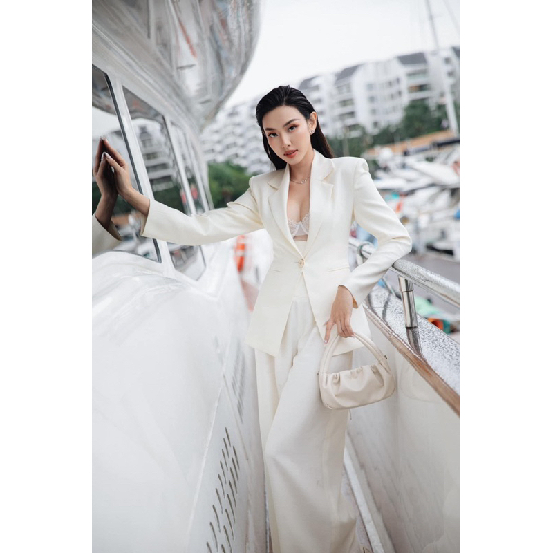 NUDIEYE - Set áo blazer & quần Lilith Open Back Blazer