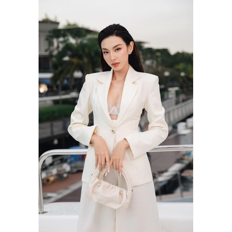 NUDIEYE - Set áo blazer & quần Lilith Open Back Blazer