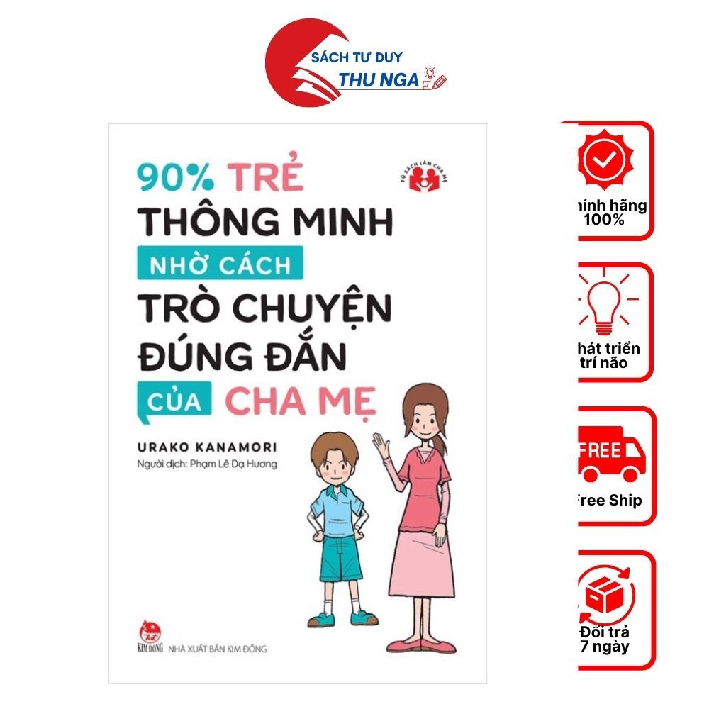 Sách 90 % trẻ thông minh nhờ cách trò chuyện đúng đắn của cha mẹ