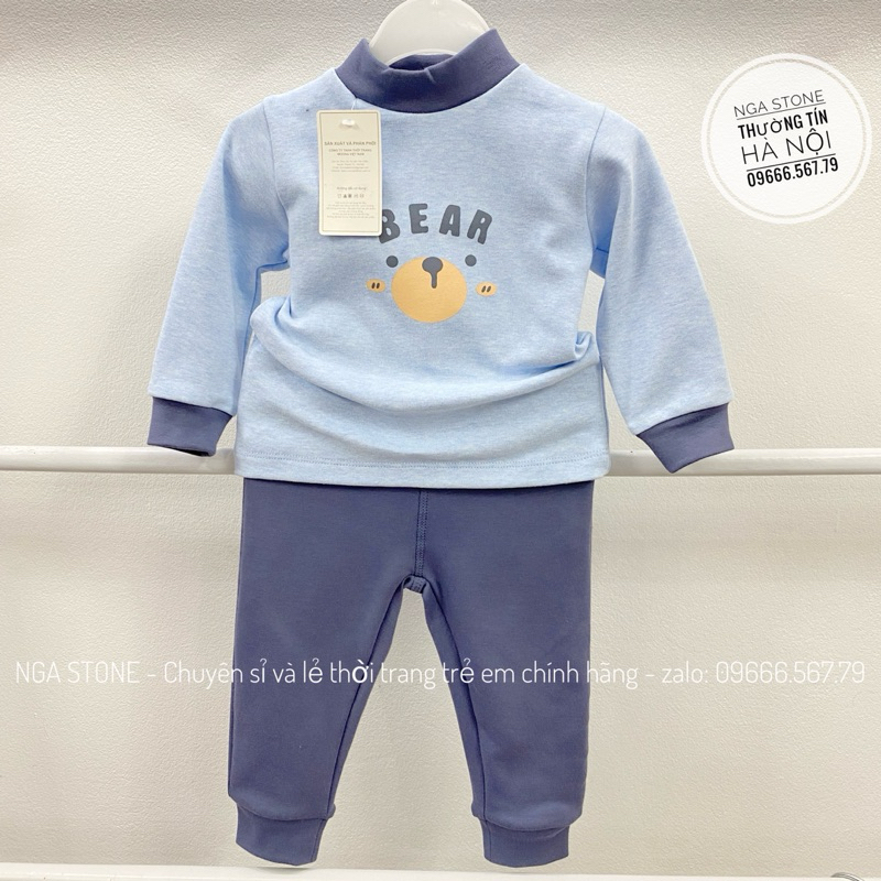 MOON - Bộ dài nỉ ấm cho bé trai bé gái hãng MOON