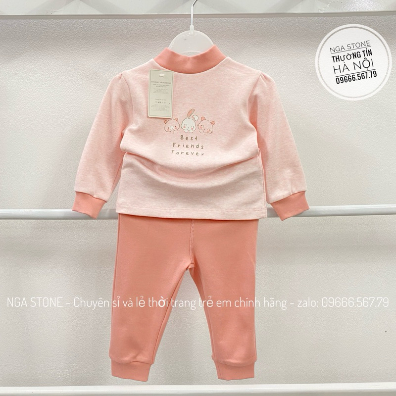 MOON - Bộ dài nỉ ấm cho bé trai bé gái hãng MOON