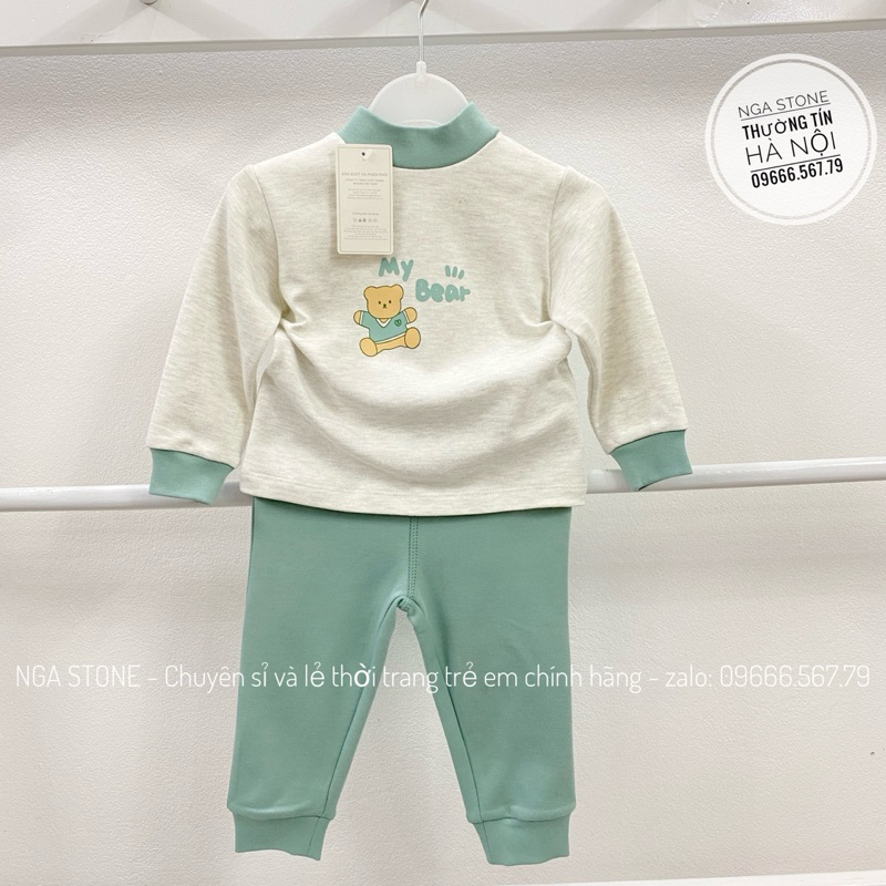 MOON - Bộ dài nỉ ấm cho bé trai bé gái hãng MOON