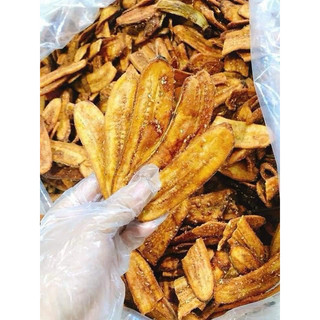 Chuối sấy mè gừng