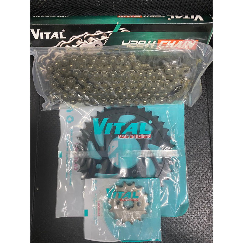 Nhông sên dĩa 10ly các dòng xe suzuki viva /viva Fi/smash/Revo/Axelo 125 chính hãng Vital