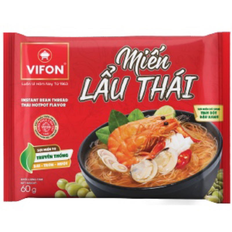 Combo 5 Miến lẩu thái /sườn heo /măng vịt Vifon gói 58g