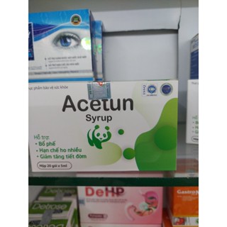 Siro Bổ Phế ACETUN syrup, hộp 20 gói.