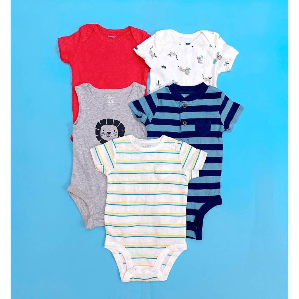 Bodysuit Lẻ Tay Ngắn Bé Trai Carter's C51 - Hàng tuyển chọn