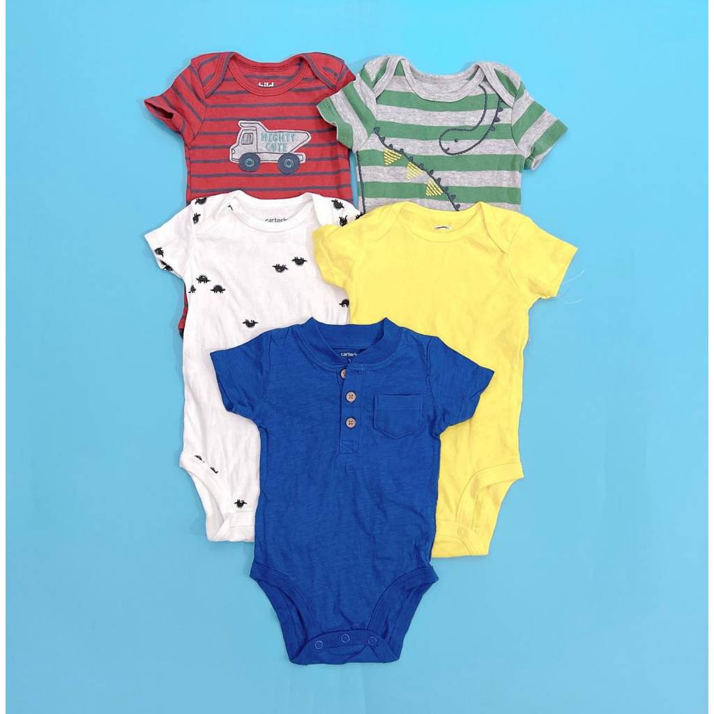 Bodysuit Lẻ Tay Ngắn Bé Trai Carter's C51 - Hàng tuyển chọn