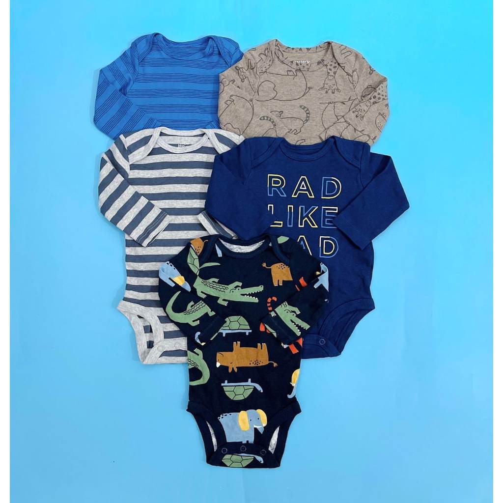 Bodysuit Lẻ Tay Dài Bé Trai Carters C51 - Hàng tuyển chọn