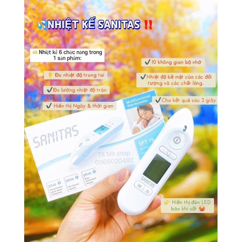 Nhiệt kế điện tử SANITAS SFT 79
