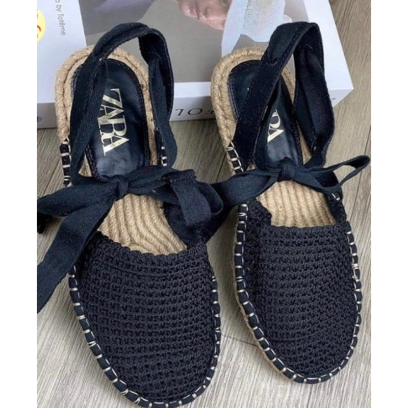Sandal cột dây Zara, bigsize