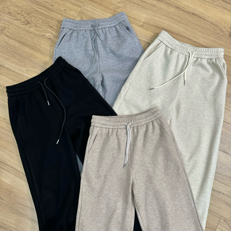 1133 quần xuông nỉ lót lông cạp chun