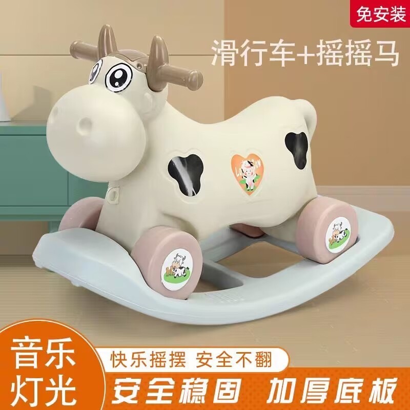 CON BÒ BẬP BÊNH KIÊM XE CHÒI CHÂN CHO BÉ TỪ 9 THÁNG TRỞ LÊN