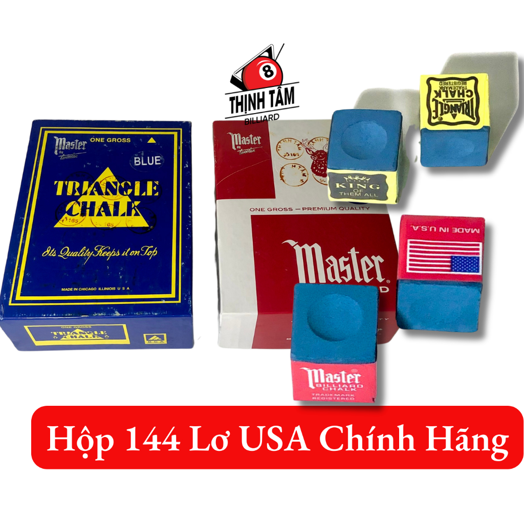 [THỊNH TÂM] Hộp 144 Viên Lơ Bida Mỹ Chính Hãng, Lơ Bi-A USA [ Hộp Lơ USA ]