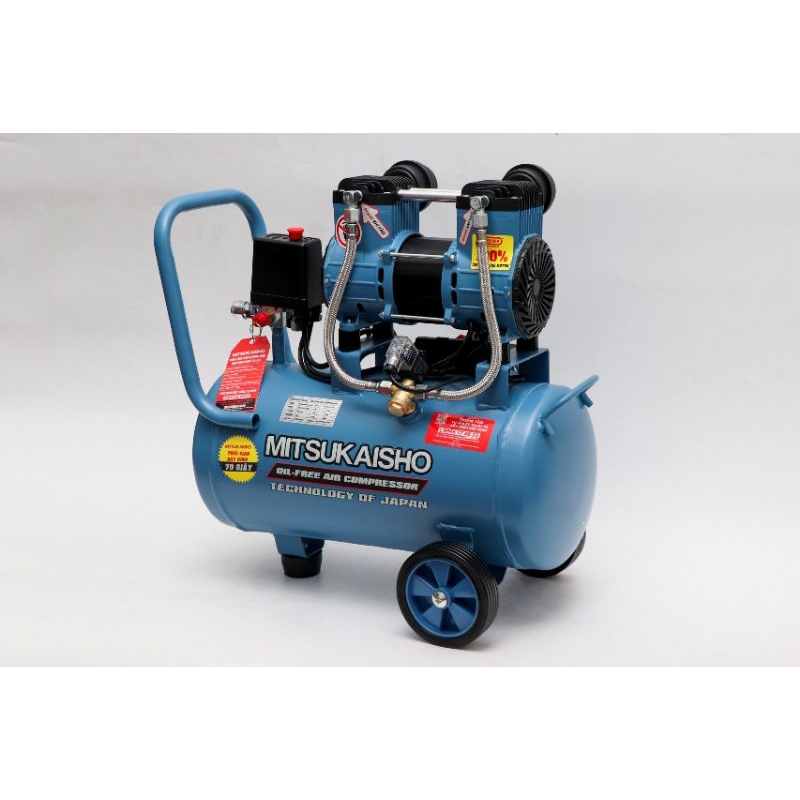 Máy nén khí Mitsukaiso 24lit 2hp dây đồng 100%