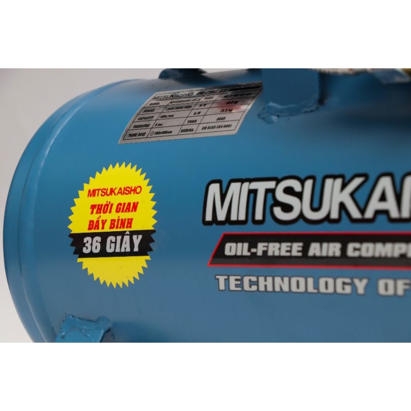 Máy nén khí Mitsukaiso 24lit 2hp dây đồng 100%