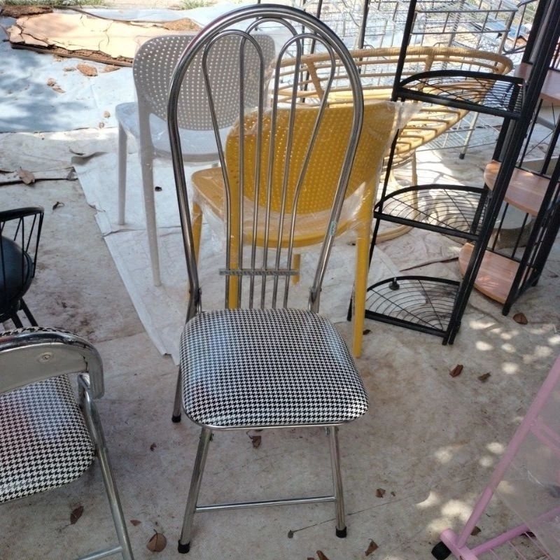 Ghế gấp inox công ty THẠCH HẢI siêu dày thanh lý. Ghế qua sử dụng còn như mới 98%