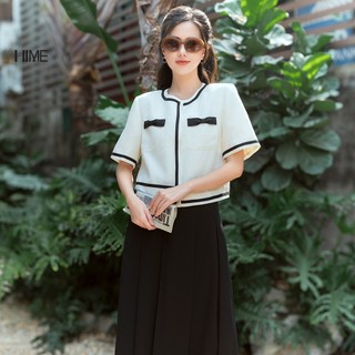 Áo thiết kế phối nơ hime h390bf1a2323