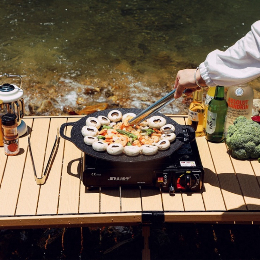 Chảo Đá Nướng Thịt Hàn Quốc Mukbang, Nướng BBQ Chống Dính Không Dầu Chính Hãng Acie Store