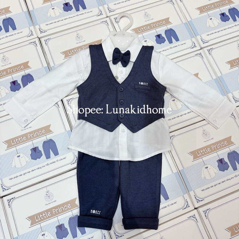 Set vest Hrnee cho bé trai