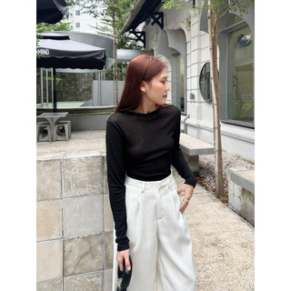 Áo thun ôm tay dài dệt kim - 𝐇𝐲𝐞 𝐓𝐞𝐞