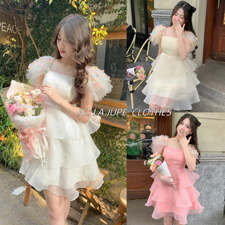 🫧đầm tiểu thư 3 tầng